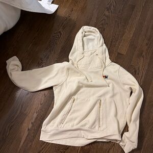Aviator Nation Cream Hoodie